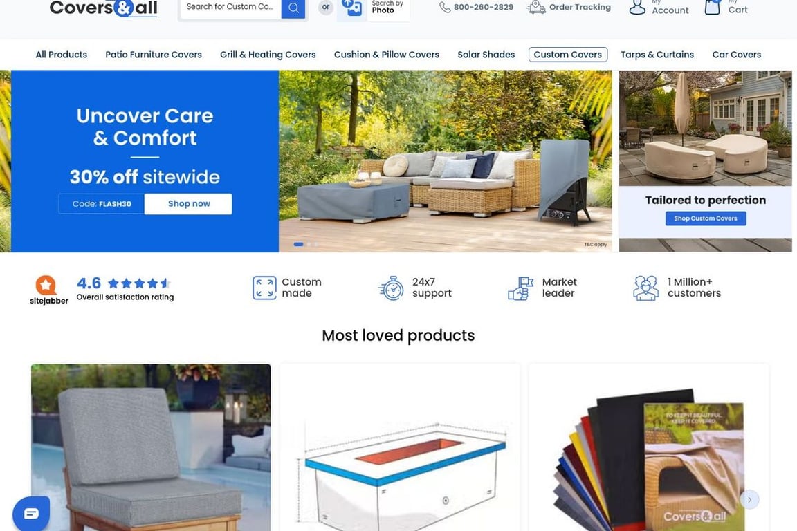 Covers And All homepage