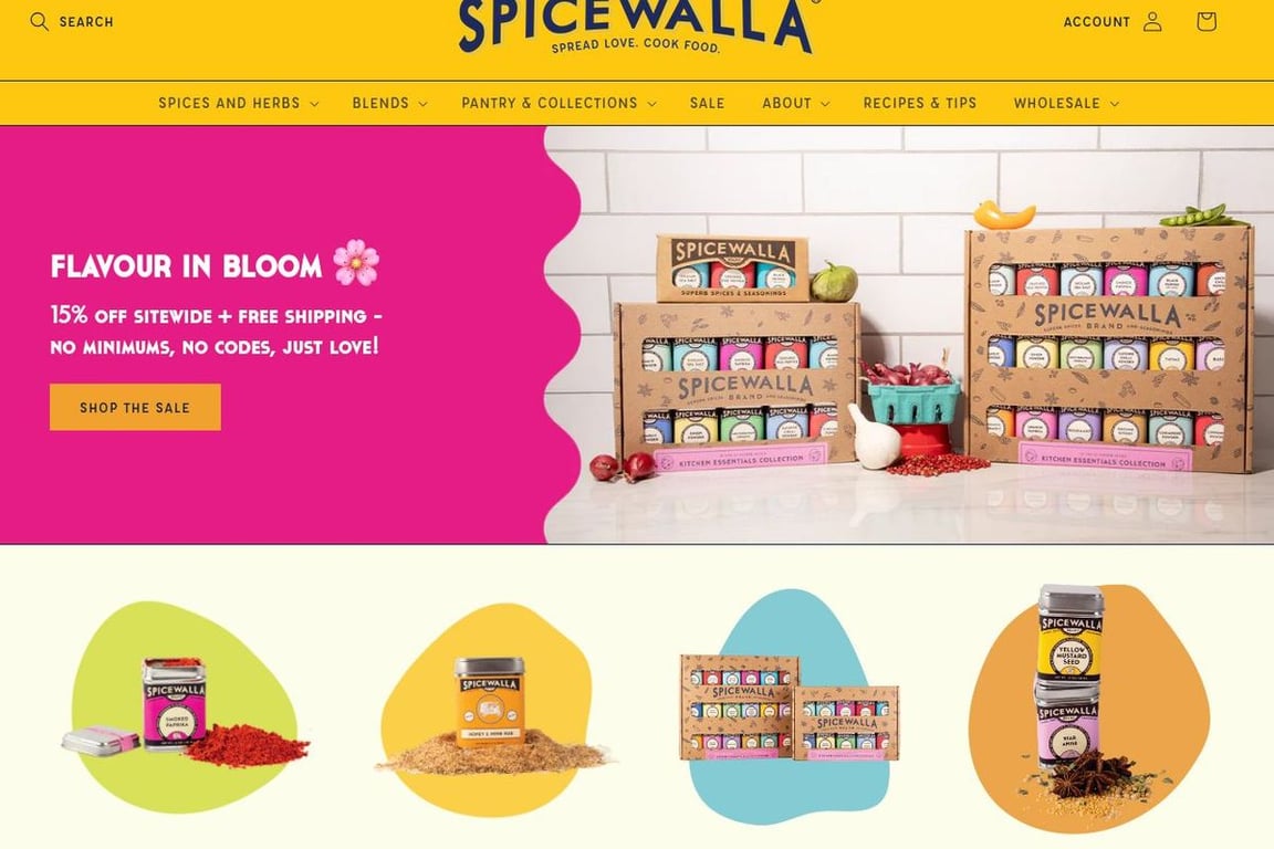Spicewalla homepage