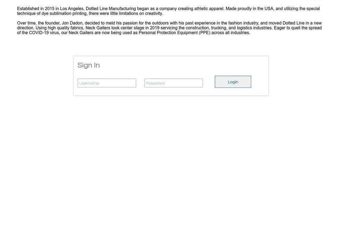 Gaiter King affiliate program signup page
