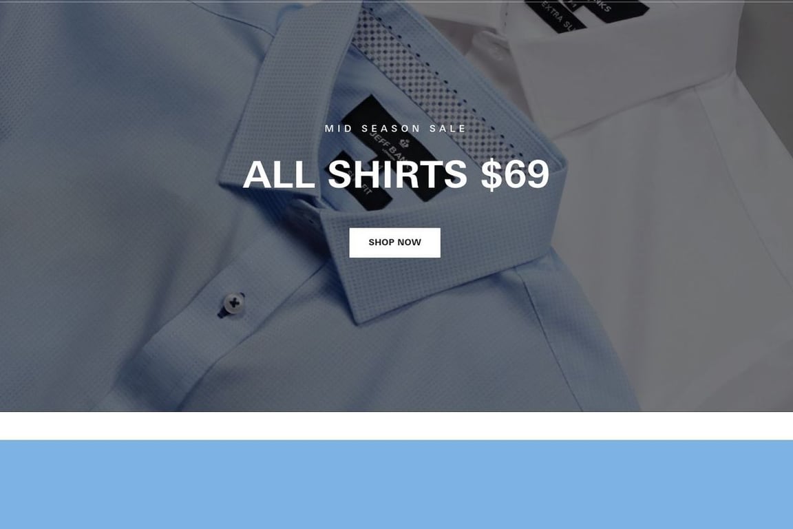 Jeff Banks AU homepage