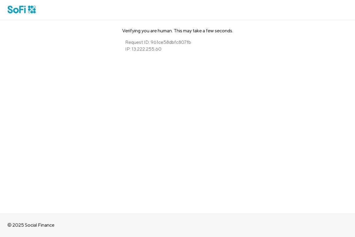 SoFi homepage
