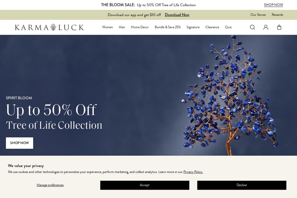 Karma and Luck homepage