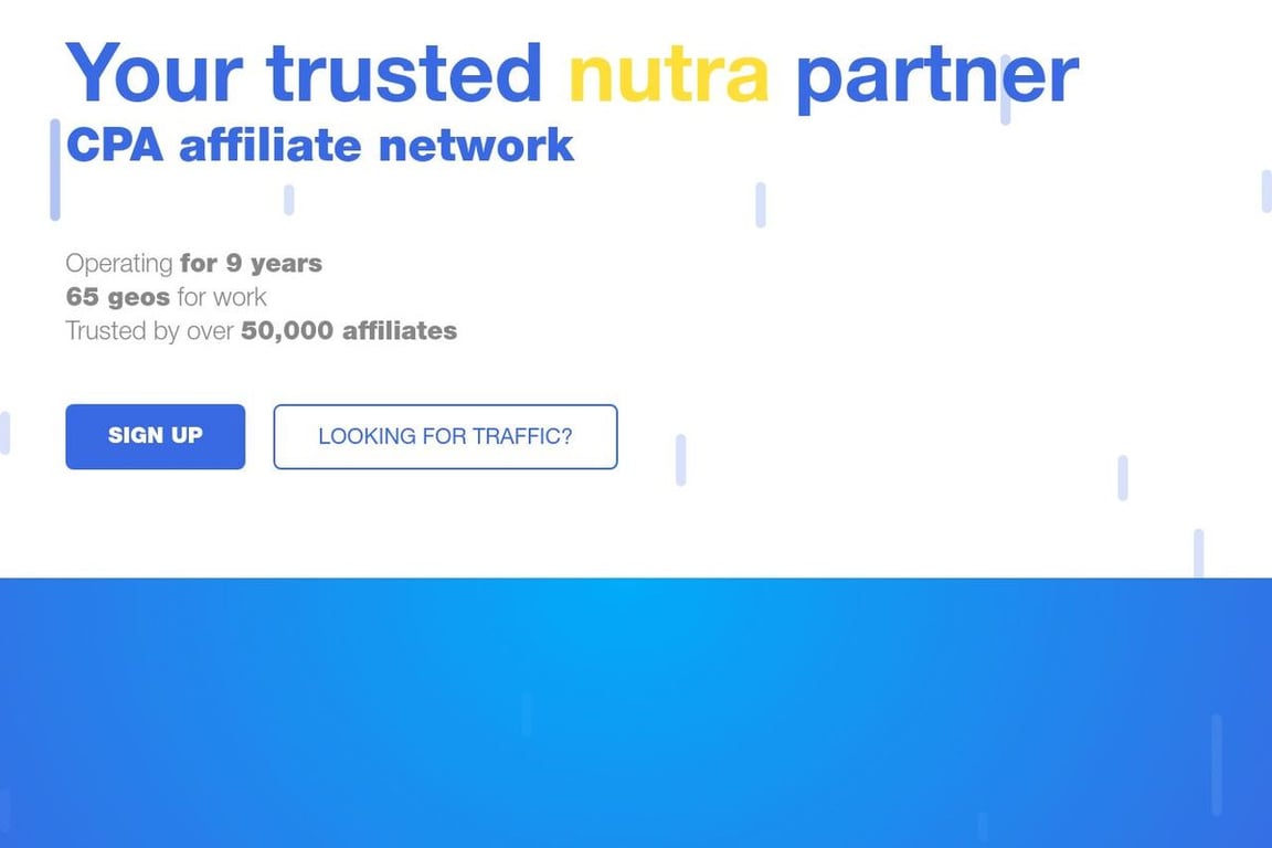 Terra Leads homepage