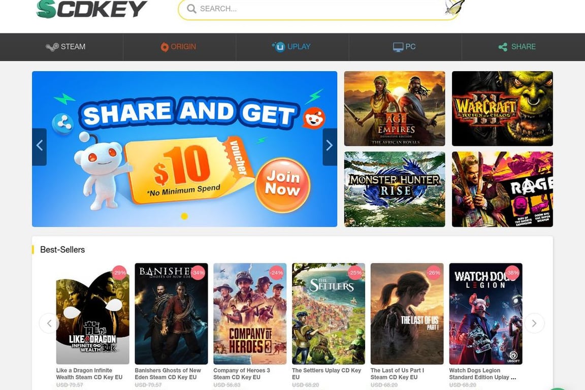SCDKey homepage