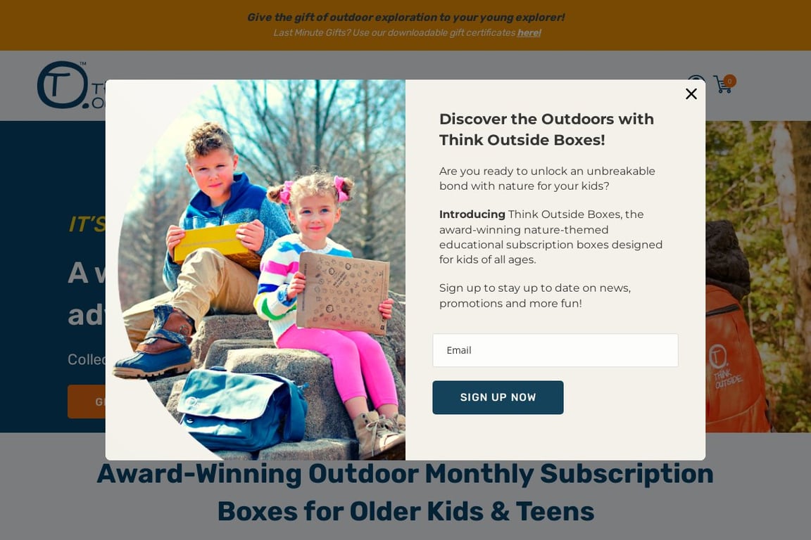 THiNK OUTSiDE homepage