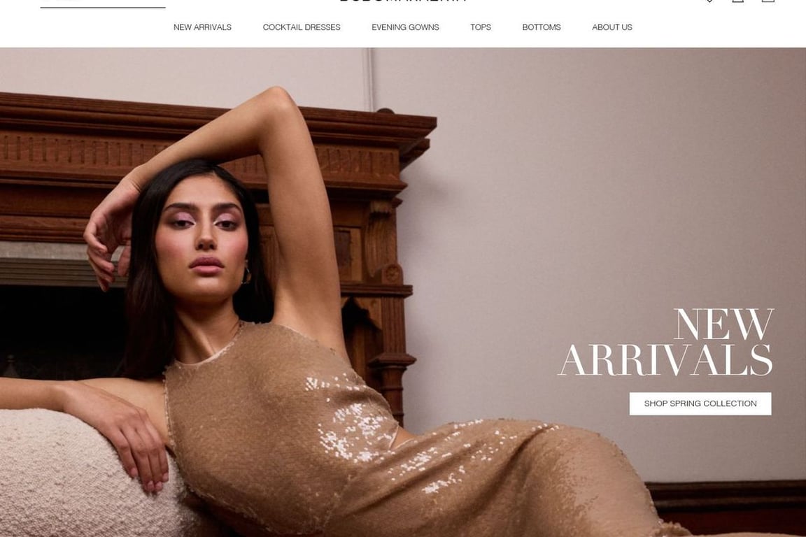 BCBG Max Azria homepage