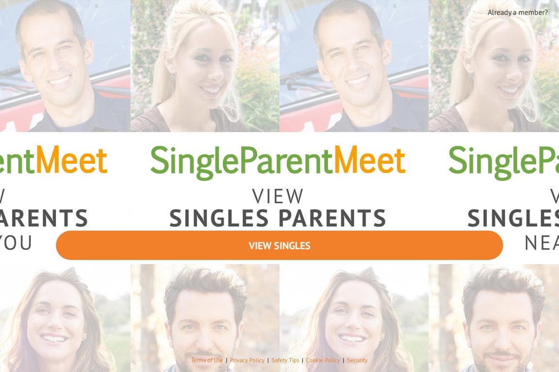 SingleParentMeet homepage