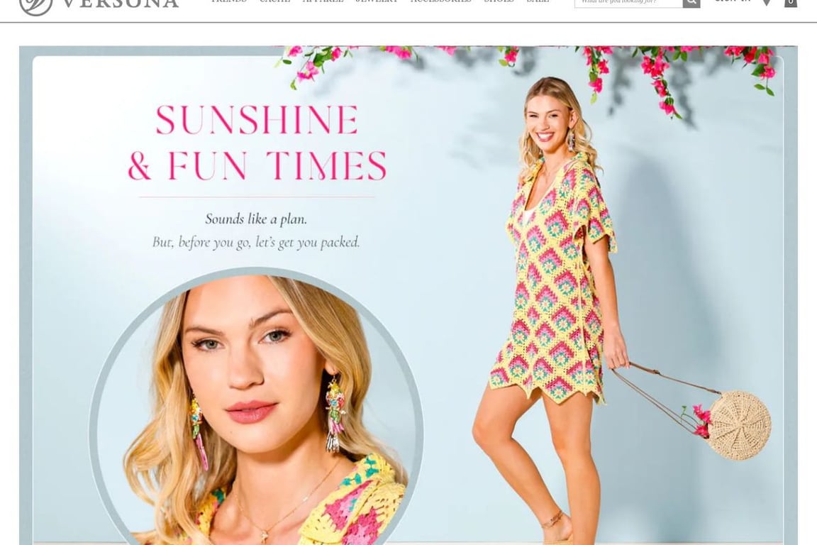Versona homepage