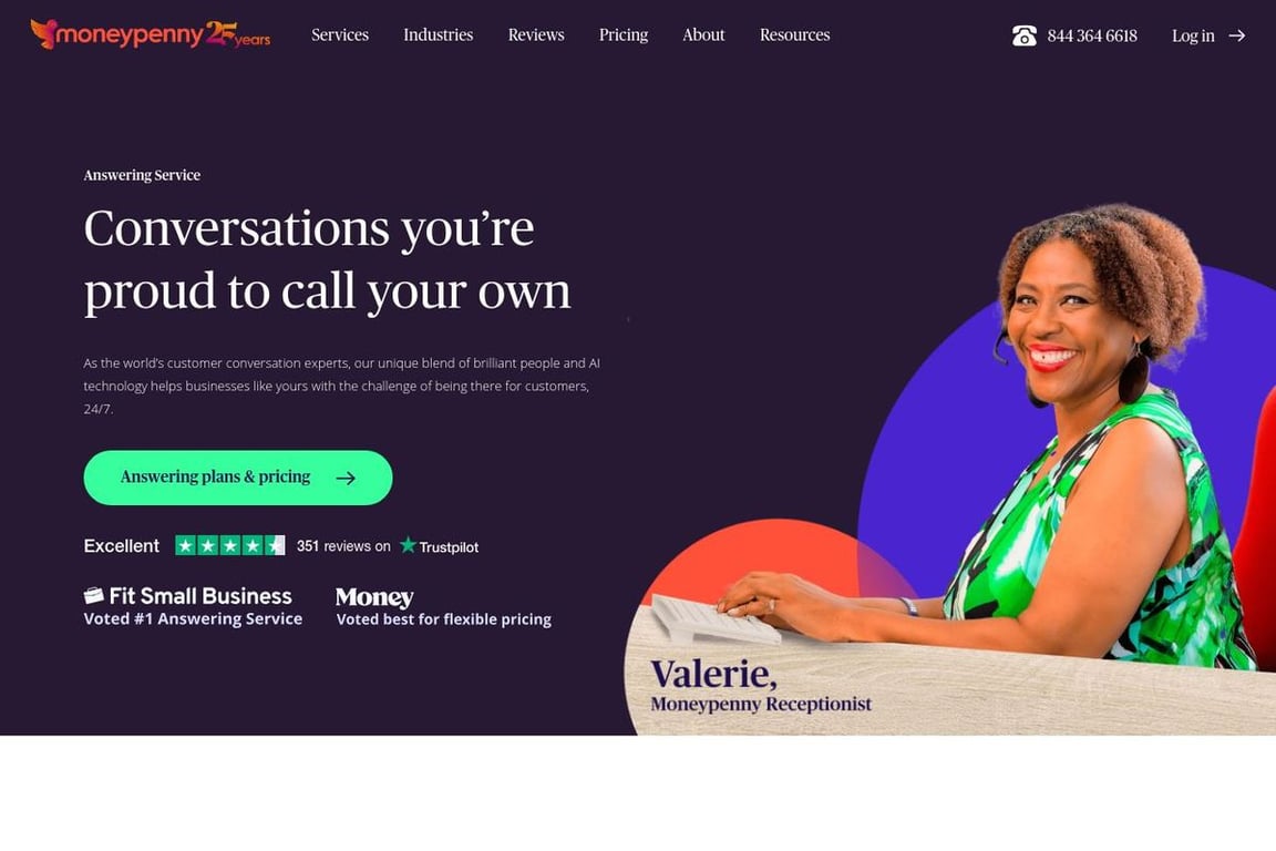 MoneyPenny homepage