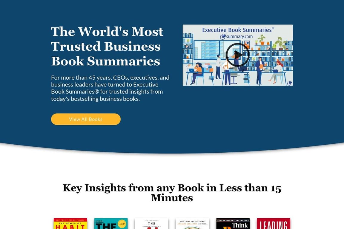 Soundview Executive Book Summaries_ homepage