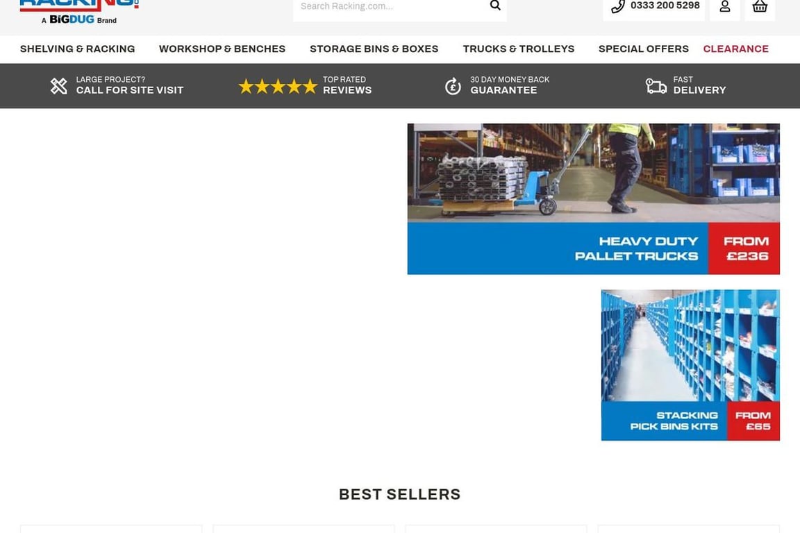 Rackin homepage