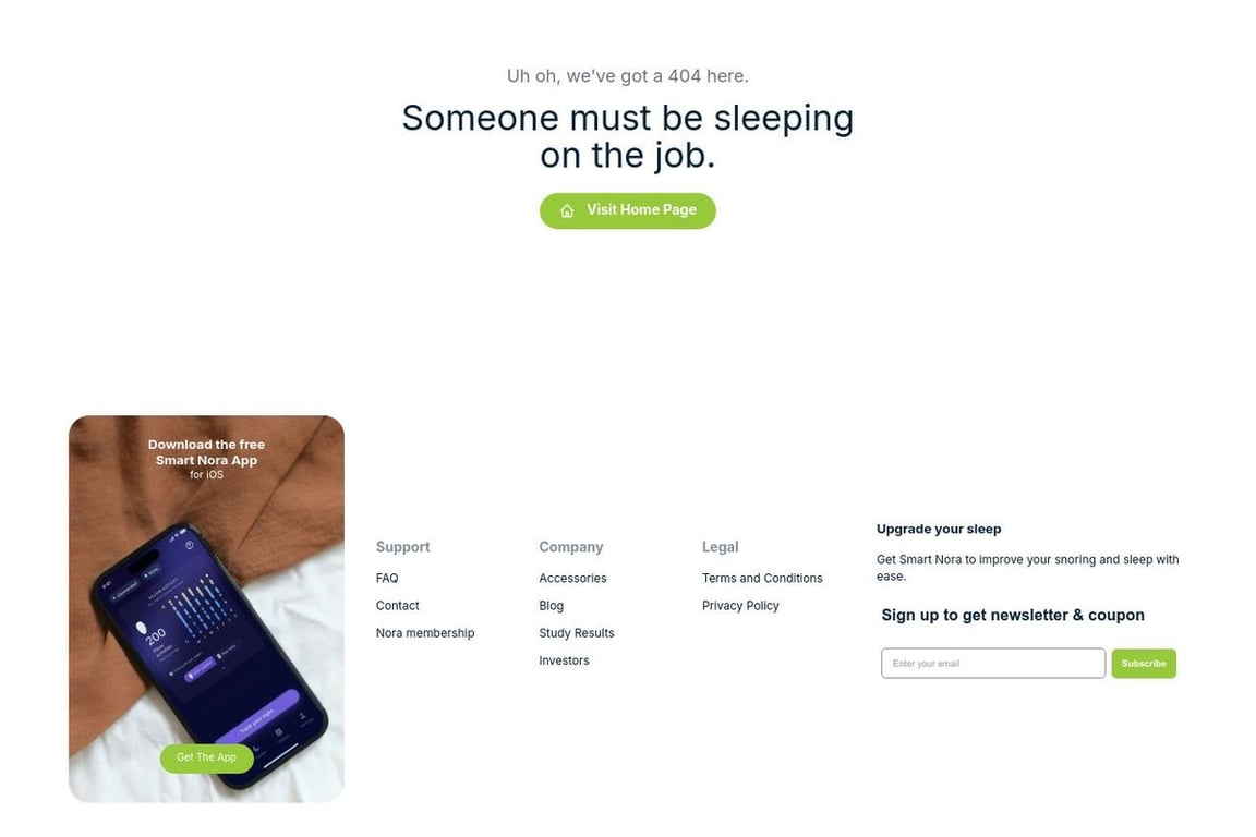 Smart Nora affiliate program signup page