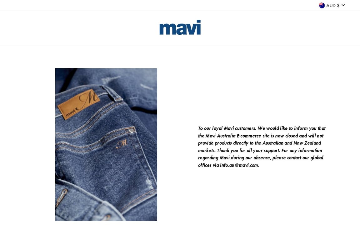 Mavi homepage
