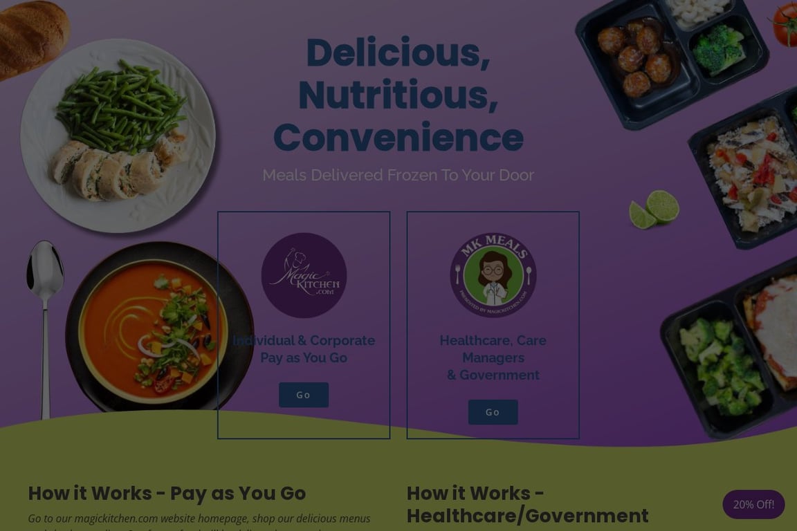 Magic Kitchen homepage