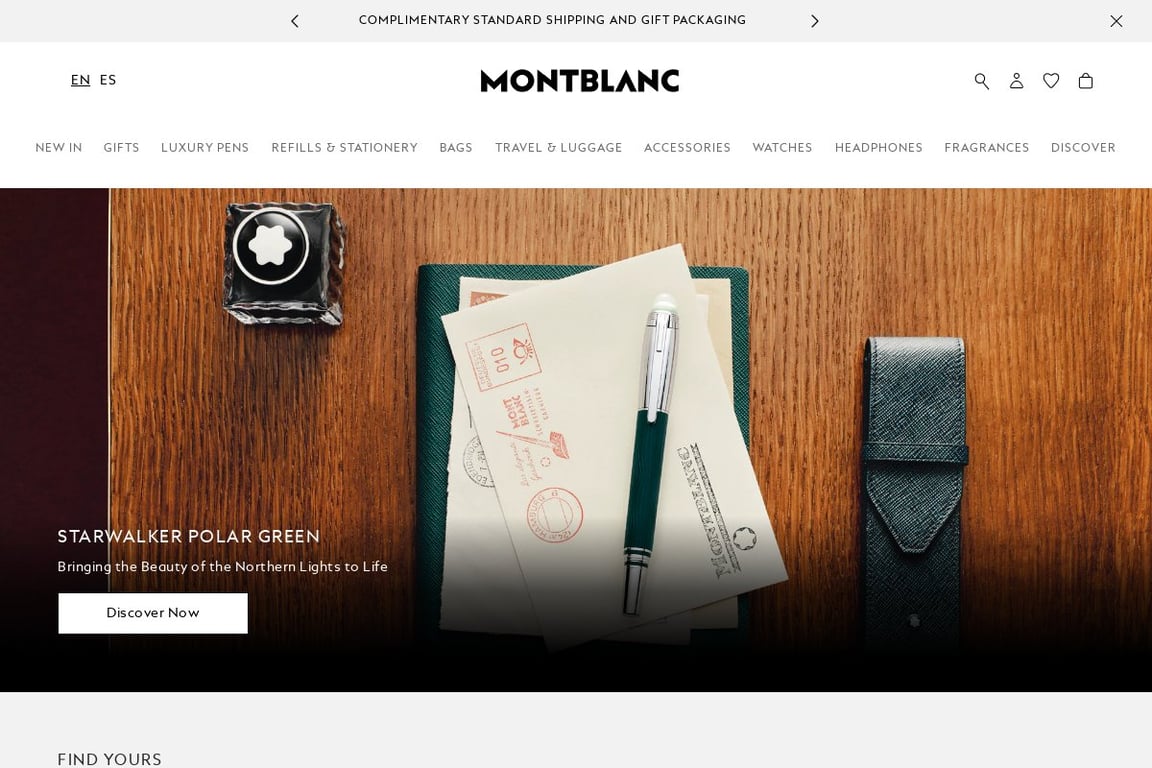 Montblanc homepage
