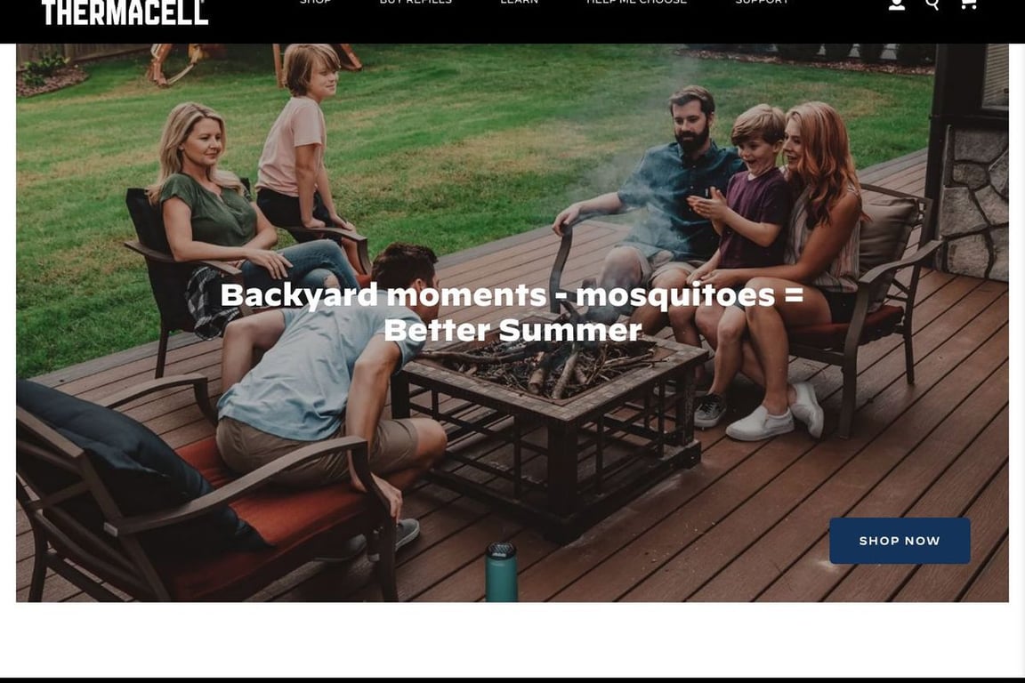 Thermacell Repellents homepage