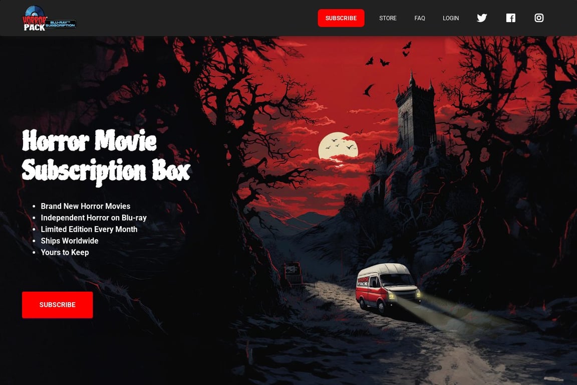Horror Pack homepage