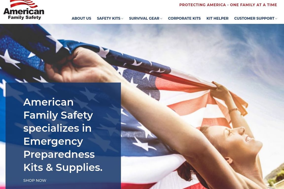 American Family Safety homepage