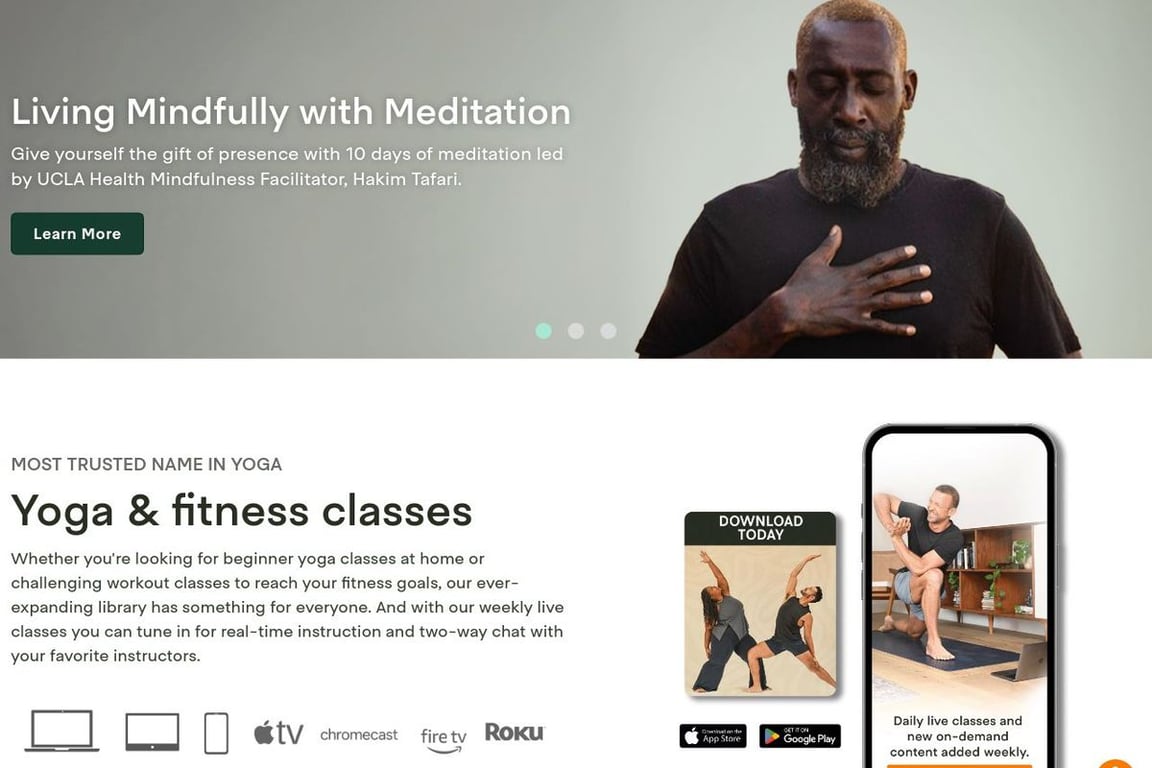 YogaWorks affiliate program signup page