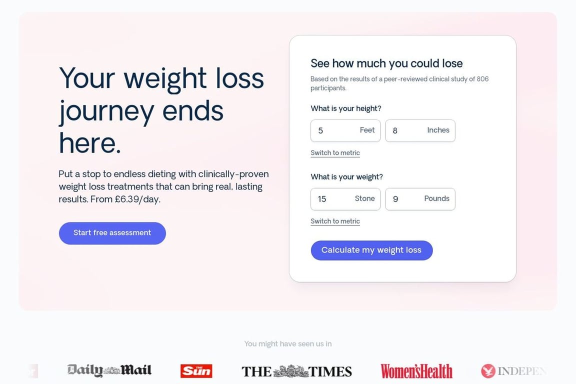 Medicspot UK homepage