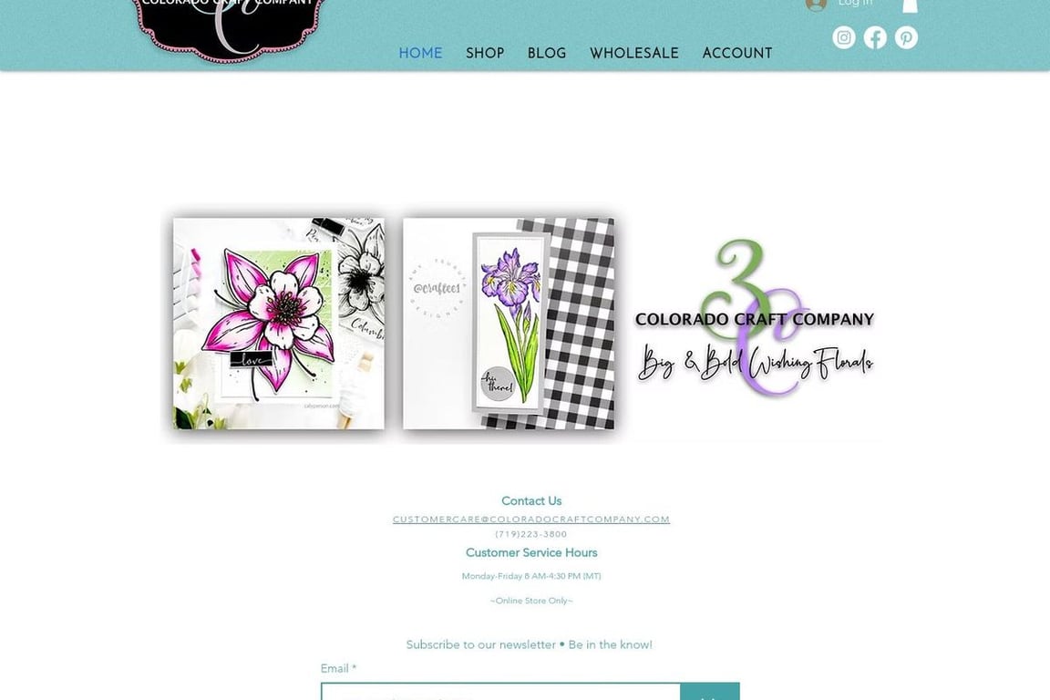 Colorado Craft Company homepage