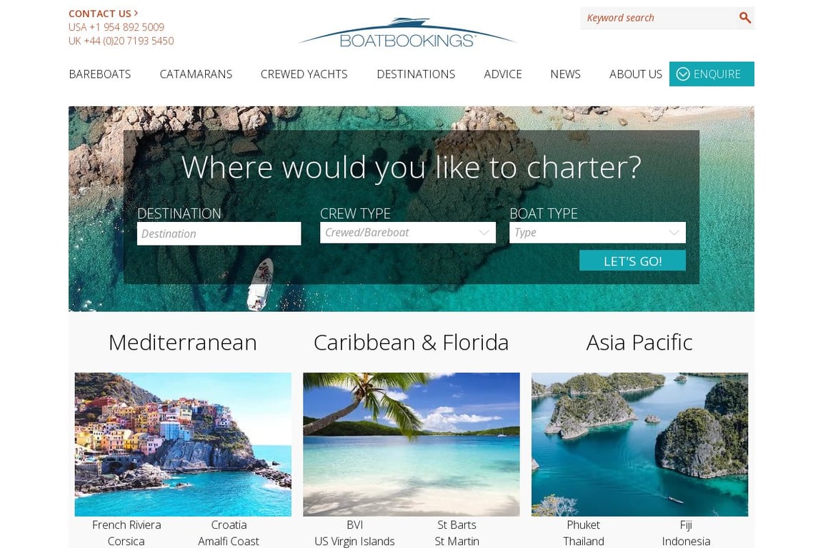 Boatbookings homepage
