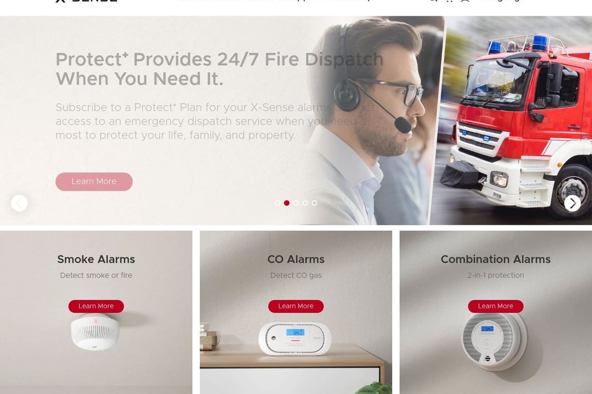 X-sense homepage