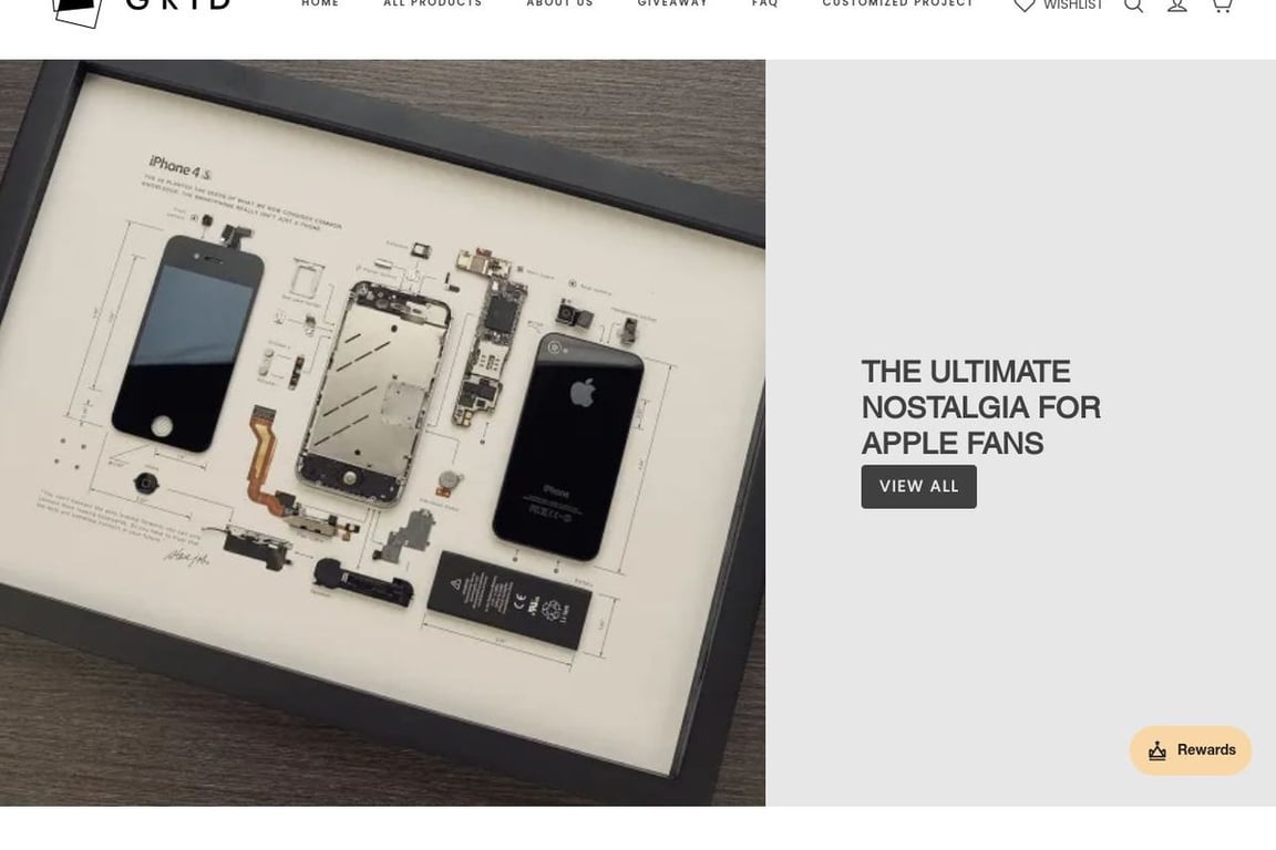 Grid studio homepage