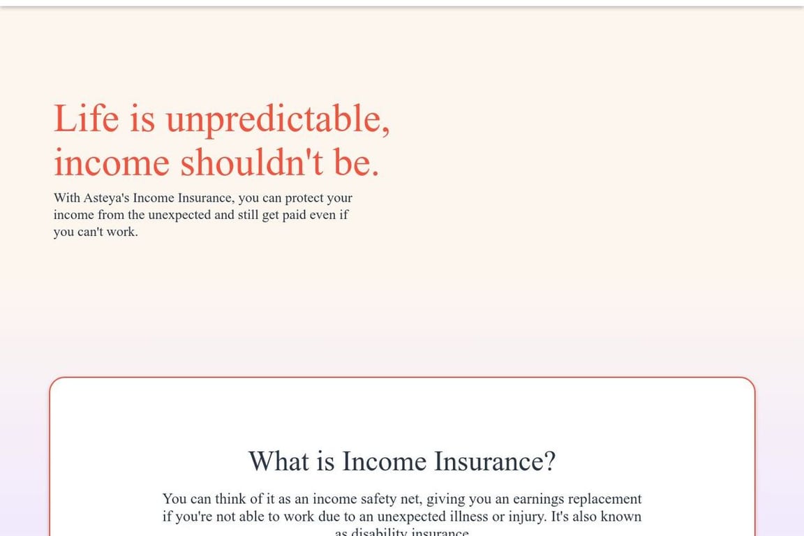 Asteya homepage
