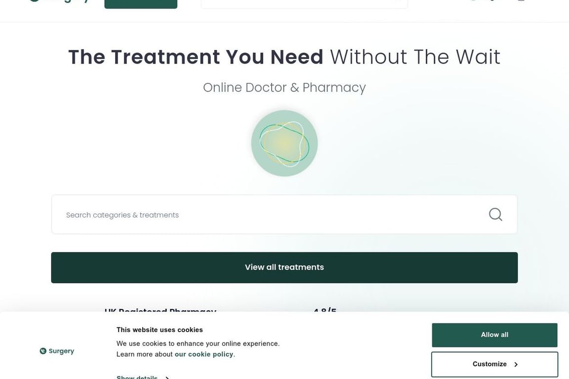 E-surgery homepage