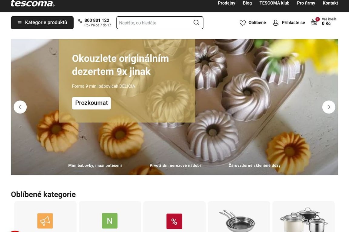 TESCOMA CZ-PL homepage