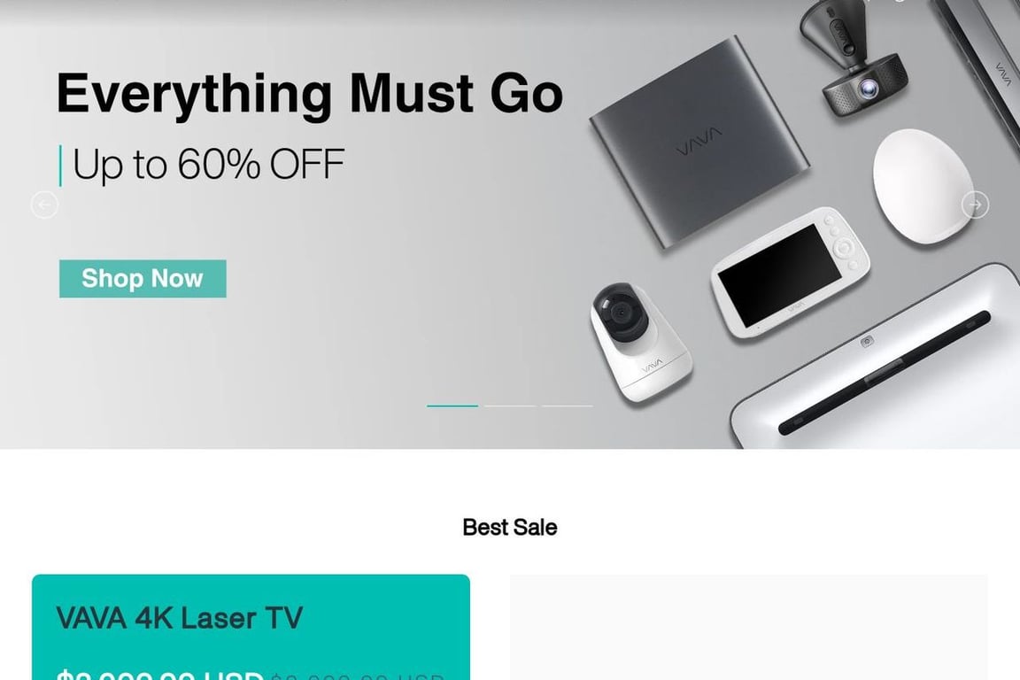 VAVA homepage