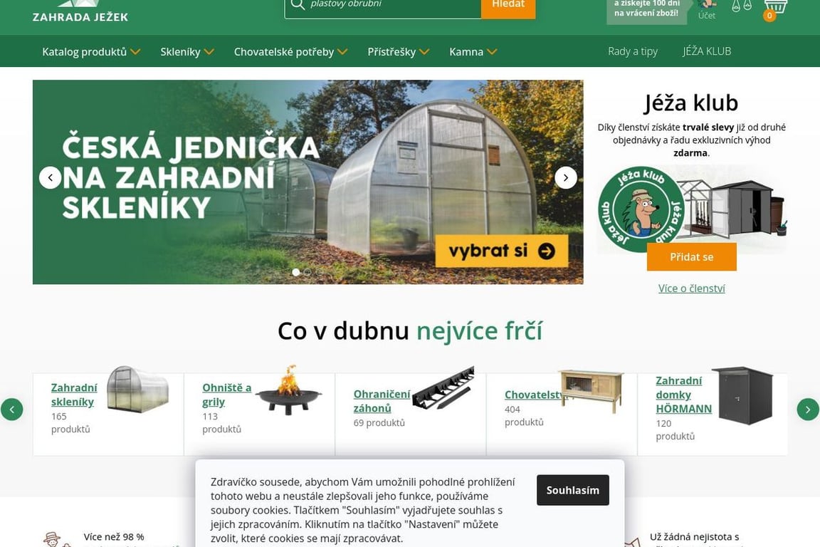 Zahradajezek / Odsuseda homepage