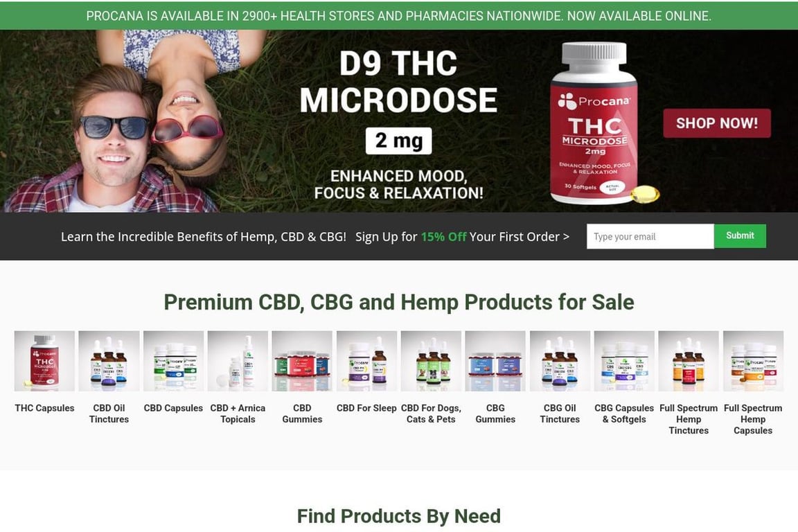 Procana homepage