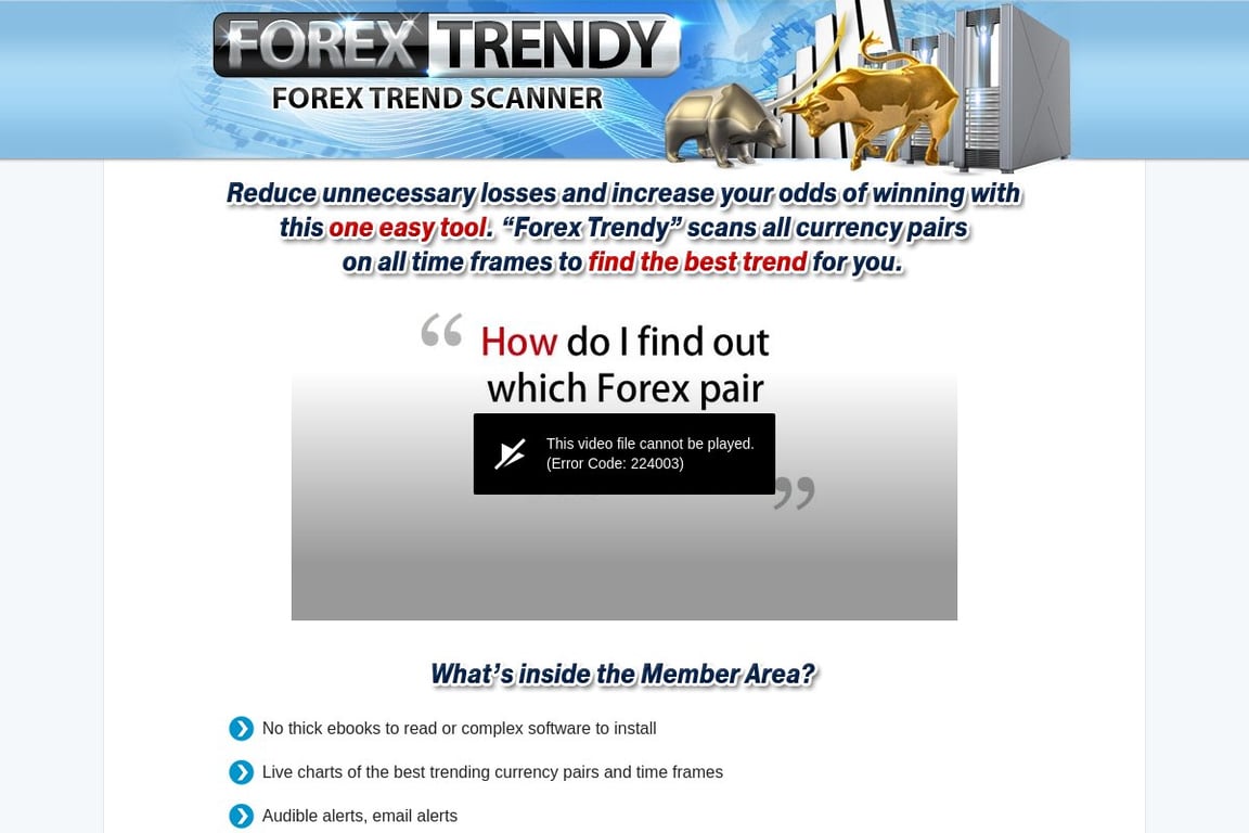Forex Trendy homepage