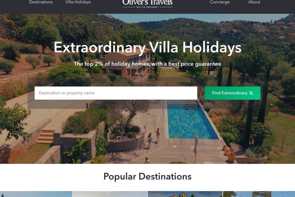 Oliver’s Travels homepage