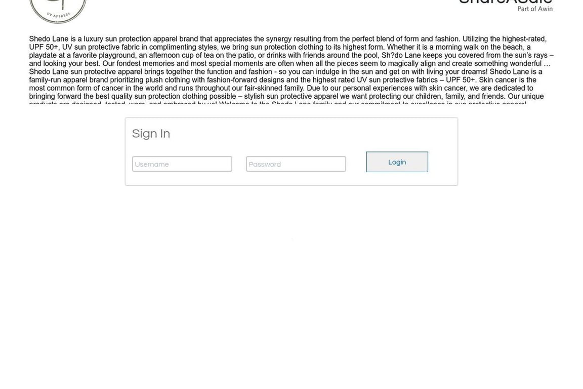 Shedo Lane affiliate program signup page