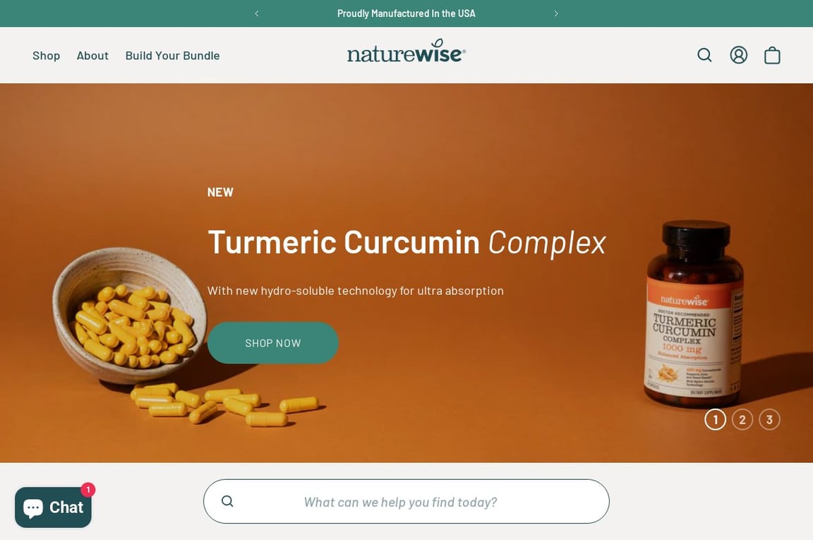 NatureWise homepage