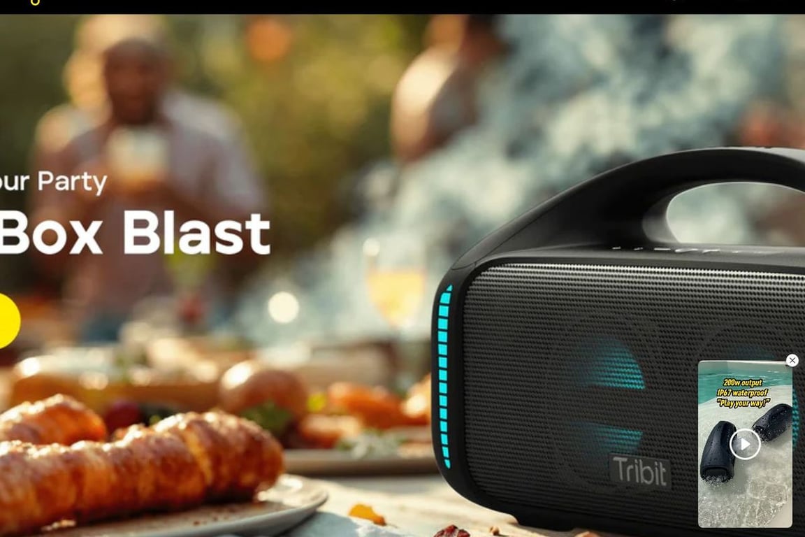 Tribit homepage