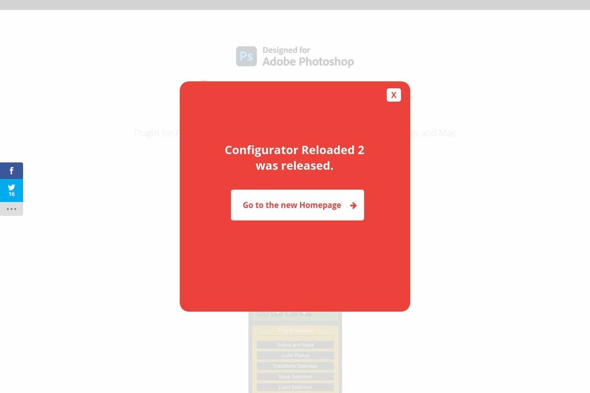 Configurator Reloaded – Photoshop Add-On homepage