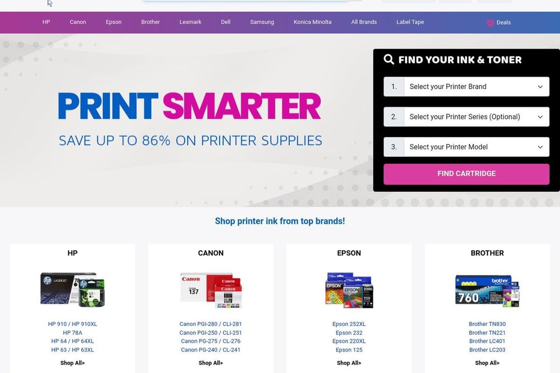 ClickInks.com homepage