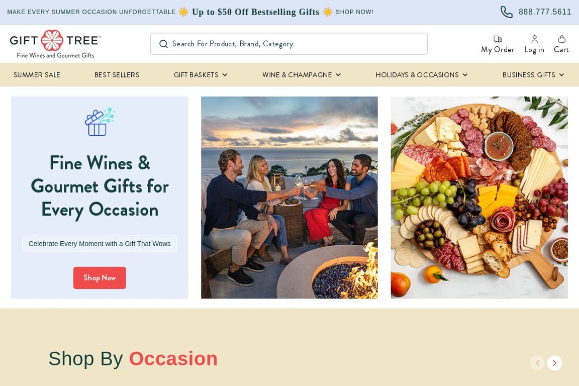 GiftTree homepage
