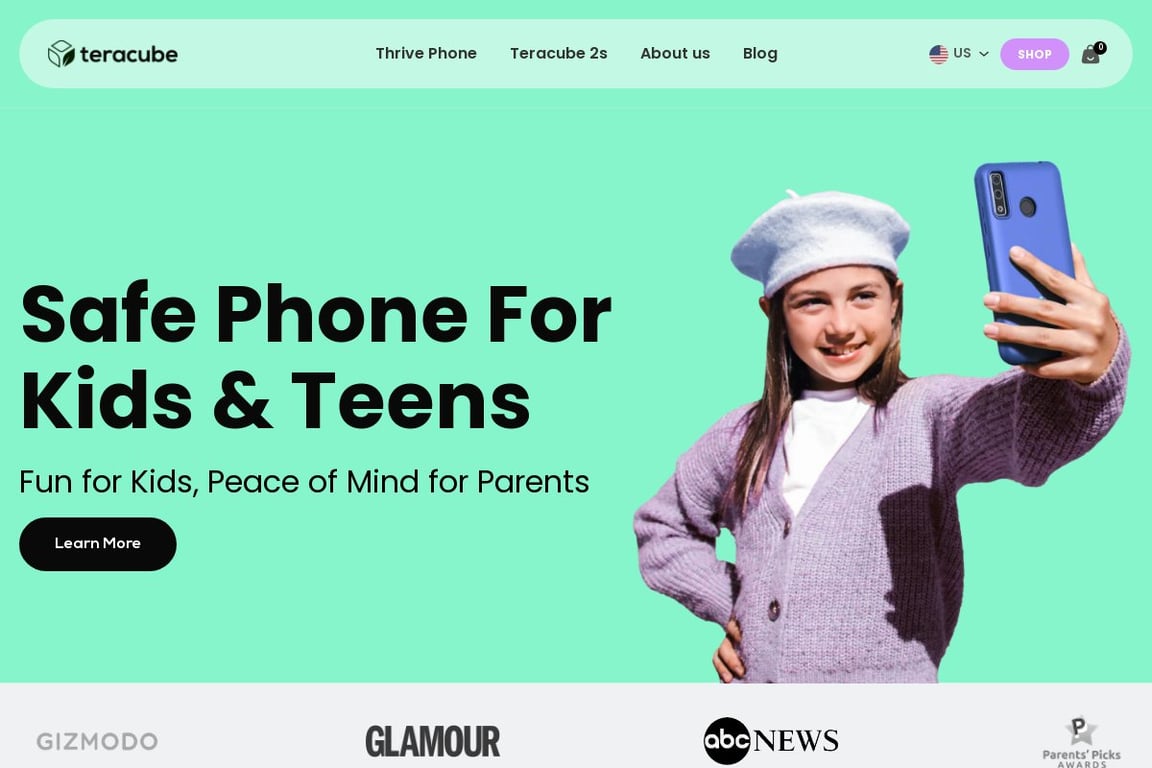 Teracube homepage