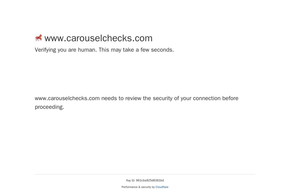 Carousel Checks homepage