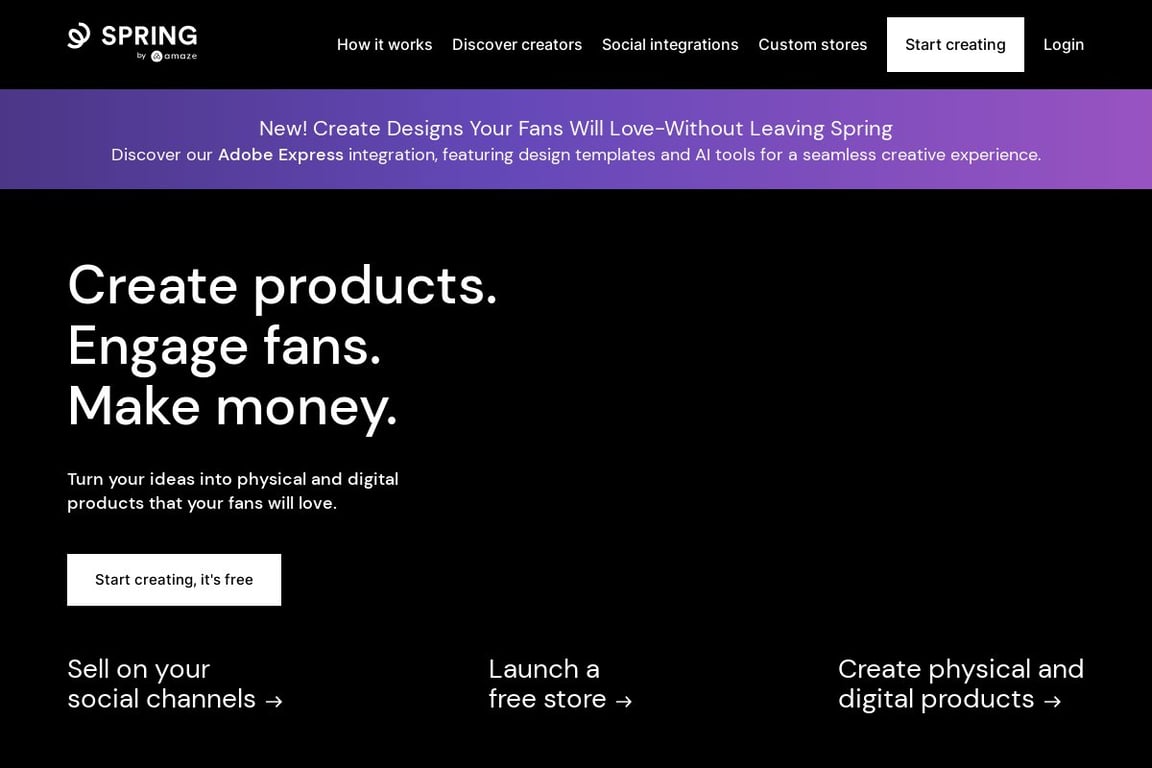 Spring homepage
