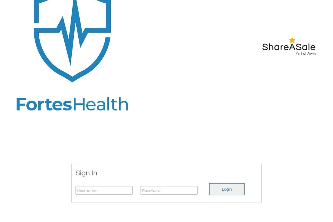 Fortes Health affiliate program signup page
