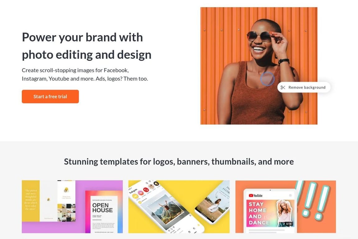 PicMonkey homepage