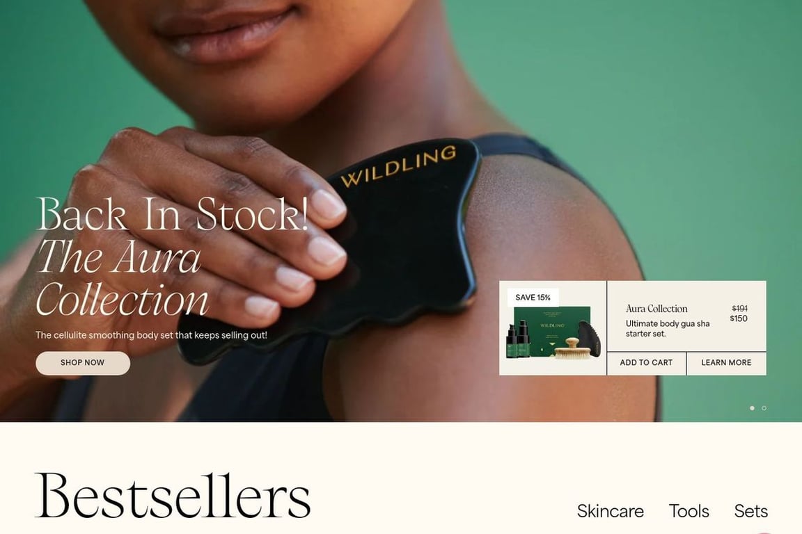 Wildling Beauty homepage
