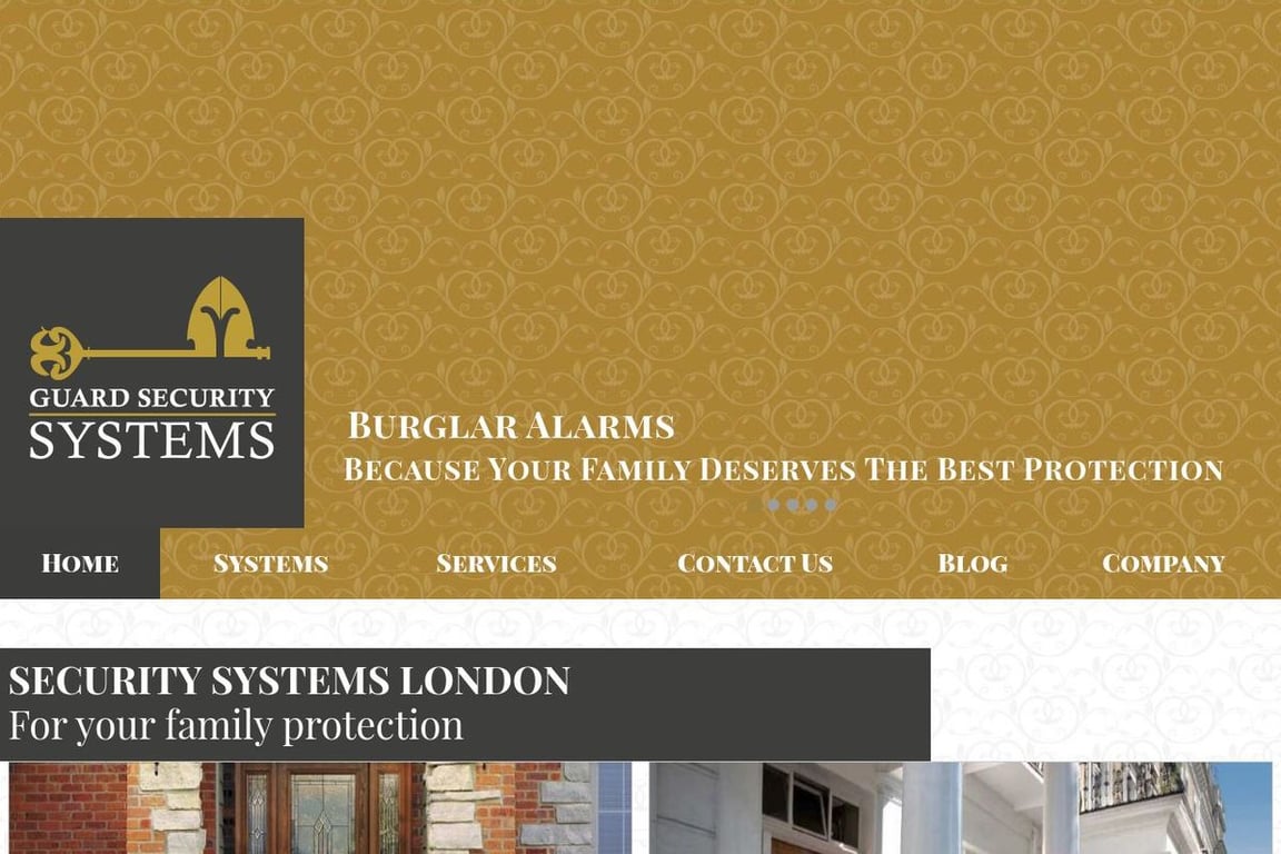Guard Security Systems homepage