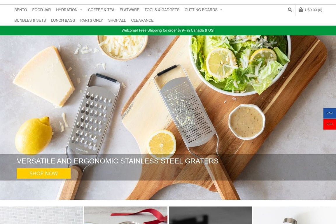 Minimal Bottle homepage